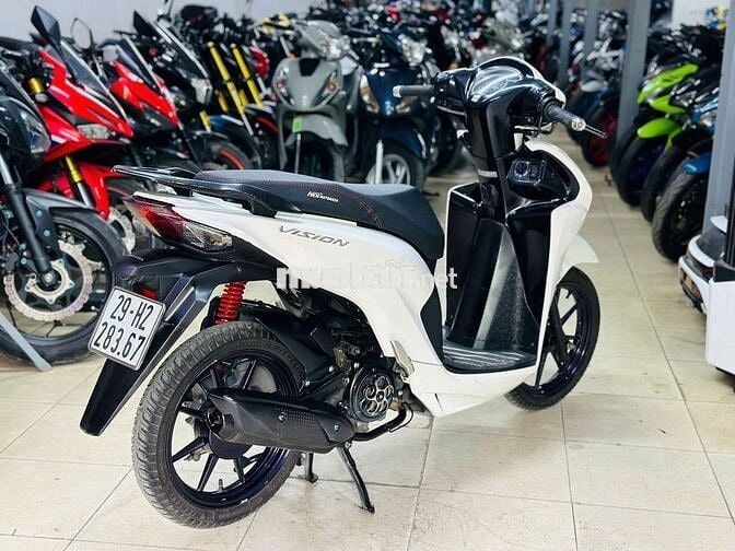 XE MÁY THỊNH PHÁT - VISION 110 TRẮNG LÊN BI CẦU HN
