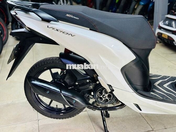 XE MÁY THỊNH PHÁT - VISION 110 TRẮNG LÊN BI CẦU HN