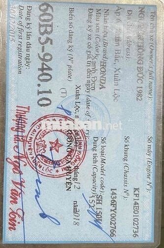 SH-150 Xe nhà, ngay chủ
