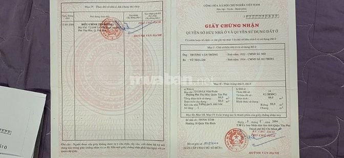 Cần bán nhà và đất đường Lê Văn Phan, Tân Phú: 100m². Giá 9 tỷ.