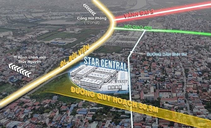BÁN NHÀ MẶT ĐƯỜNG BÙI VIỆN HẢI PHÒNG