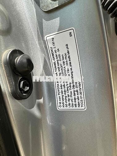 Toyota Innova 2016 2.0E - 7c số sàn BAO TEST HÃNG