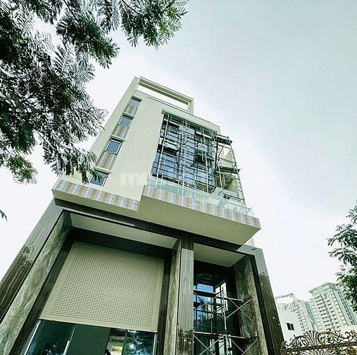 Bán tòa nhà 2 mặt tiền view sông, Bình Trưng Tây, Q2, 10x24m, 7 tấm