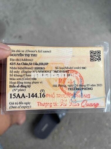 thanh lý xe 50cc Espero đời 2021