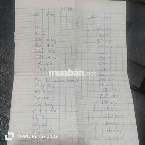 Xe dọn mới ko đi muốn chia lại thu hồi vốn