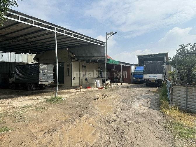 CHO THUÊ ĐẤT KHO XƯỞNG 1600M2 – Hóc Môn– XE TẢI LỚN VÔ TƯ