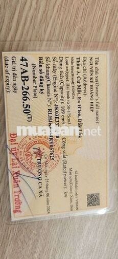 Xe vison mua ít đi hơn 3000km cần bán