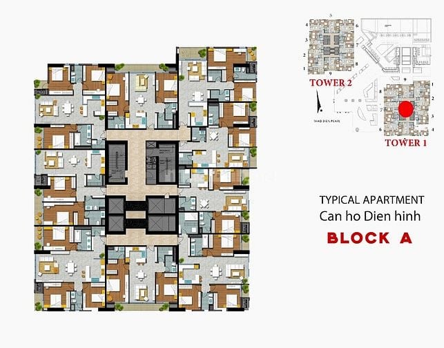 Cần bán Căn hộ tại Thảo Điền Pearl gồm 2 phòng ngủ tầng trung 92m2