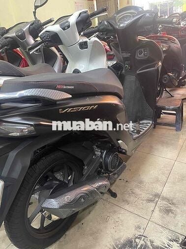 honda vision 2022 khoá smartkey màu đen nhám,đẹp