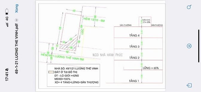 Bán nhà 49/1/21 Lương Thế Vinh, P. Tân Thới Hòa, Ngay Ngã 4 Hoà Bình