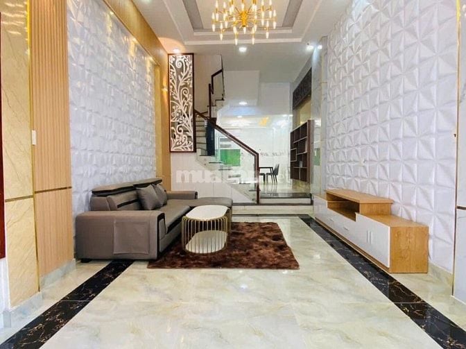 Nhà 3 lầu 4x12,5m Hẻm xe hơi cách Quang Trung 200m ,7Tỷ150