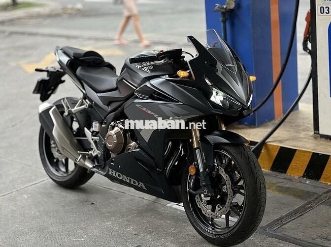 CÔN TAY HONDA CBR500R 2023 ĐEN " XE LƯỚT "
