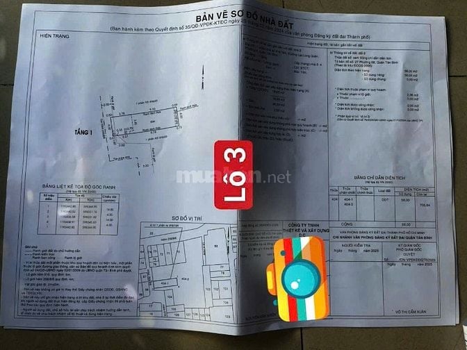 Bán 3 lô đất giá siêu rẻ 916 /21ABC Lạc Long Quân, sát ngã tư Bảy Hiền
