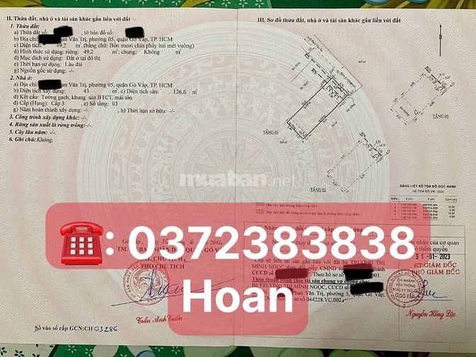 Bán nhà rẻ đẹp hẻm xe hơi (4,5x12,5) 503/5 Phan Văn Trị p5 Gò Vấp Emar