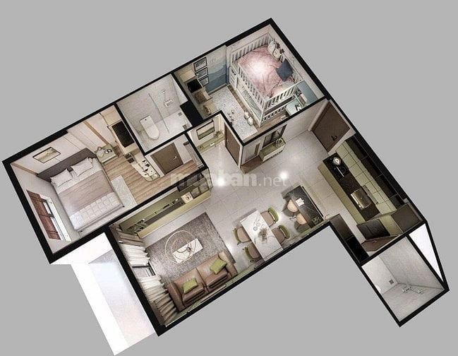 Cần bán căn hộ chung cư 52.65m2 Bcons Solary, Tân Đông Hiệp, Bình Dươn