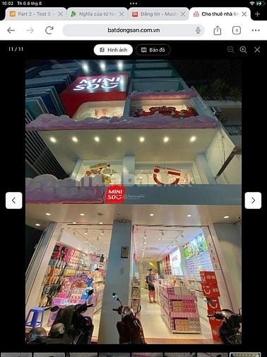 Cho thuê nhà 7 lầu Nguyễn Trãi Q5_7,5x17m_130m2 đất,750m2 sàn,220tr/th