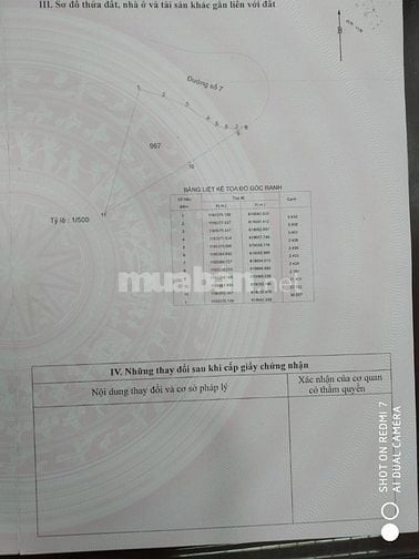 Bán đất đường D7 phường Trường Thạnh Quận 9 giá 12 tỷ