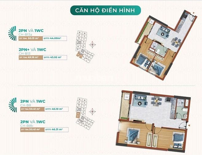 Căn hộ 50m2 giá 1,5tỷ bao gồm vat vị trí mặt tiền quốc lộ 1A