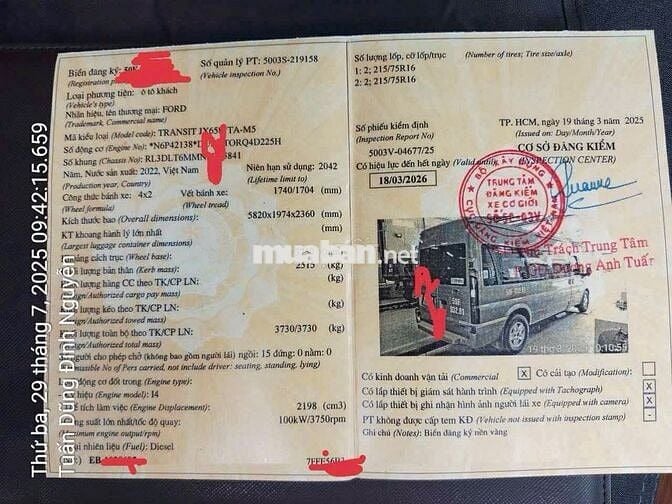 Ford Transit 2022  - 99000 km