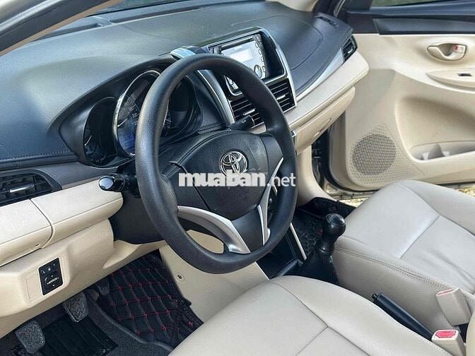 Toyota Vios 2017 1.5E MT - 120000 km bao zin chêch