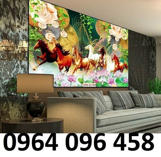 Tranh gạch 3d con ngựa - gạch tranh 3d con ngựa - FĐ5