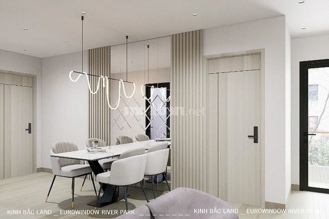 Bán căn hộ 3PN, 2WC, 85 m² Eurowindow River Park, Đông Anh, thiết kế h