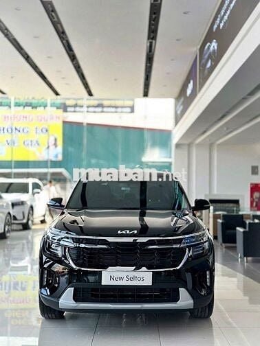 Kia Seltos 2024 1.5L Luxury màu ĐEN+GIẢM 80TR+CAM