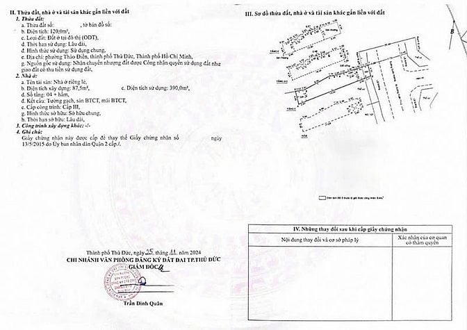 Bán nhà mặt tiền Quốc Hương, Thảo Điền, 120m², hầm 4 tầng, giá 60 tỷ