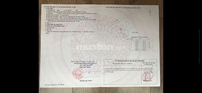 Bán đất hẻm xe tải đường Tam Đa quận 9 giá 4,1 tỷ