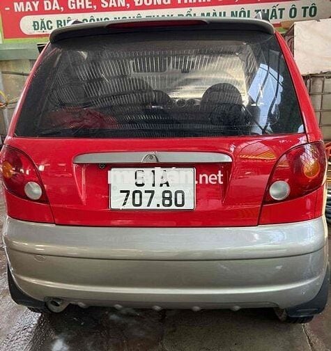Daewoo Matiz 2007 Nhập Hàn, Màu Đỏ, Số Tự Động