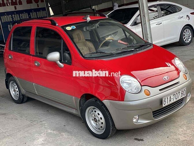 Daewoo Matiz 2007 Nhập Hàn, Màu Đỏ, Số Tự Động