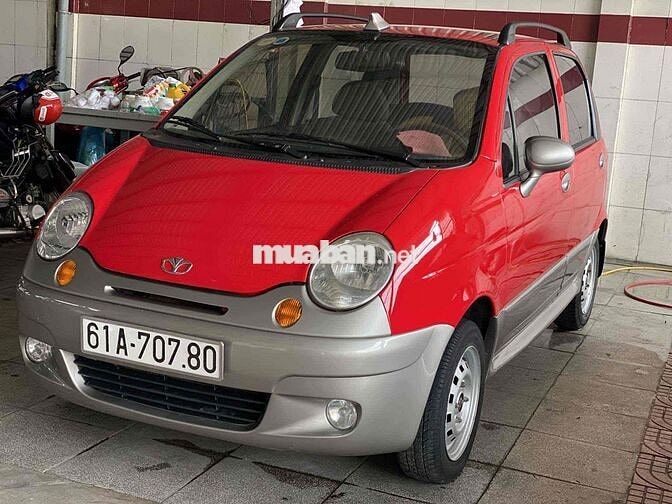 Daewoo Matiz 2007 Nhập Hàn, Màu Đỏ, Số Tự Động