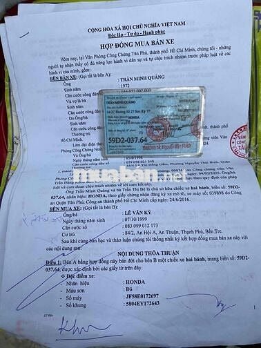 Visson 2016 màu đỏ bsố TPHCM chính chủ