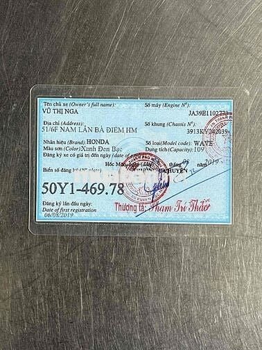 WAVE A TP 9 CHỦ HỖ TRỢ GÓP NỢ XẤU OK CÓ ĐỖI XE