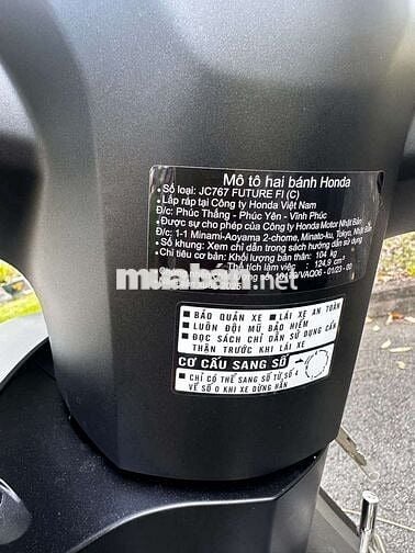 FUTURE 125Fi Led 2025 lăn bánh 400Km như mới