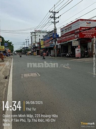 Bán đất mặt tiền Hoàng Hữu Nam Tân Phú Quận 9 giá 23,5 tỷ