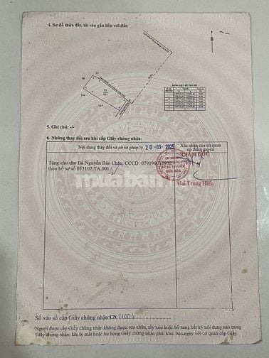 Bán đất mặt tiền đường 823D - chính chủ, 6.5 tỷ còn thương lượng
