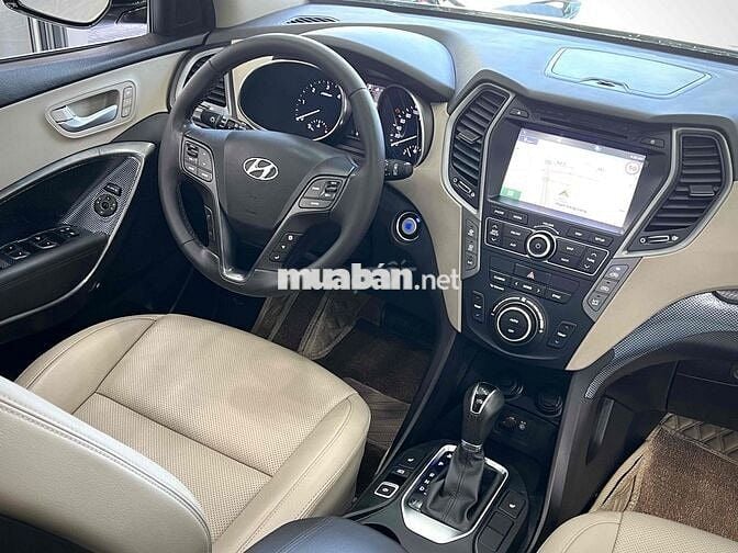 HYUNDAI SANTAFE 2017 máy dầu bản FULL OPTION.