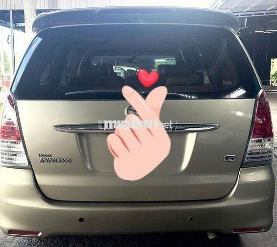 Toyota Innova G 2008 mẫu mới không dịch vụ