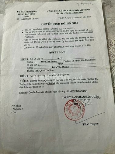 Bán nhà 75/27 Trần Văn Quang, Q.Tân Bình, Ngay Chợ Trần Văn Quang