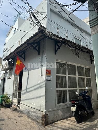 nhà 1 lầu góc 2 mặt tiền hẻm Kinh doanh,làm tiệm nail.giá 3ty450 