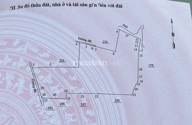Đất nông nghiệp 4,6 ha mặt tiền 110 m chỉ 390,000đ/m² Hàm Thuận Nam