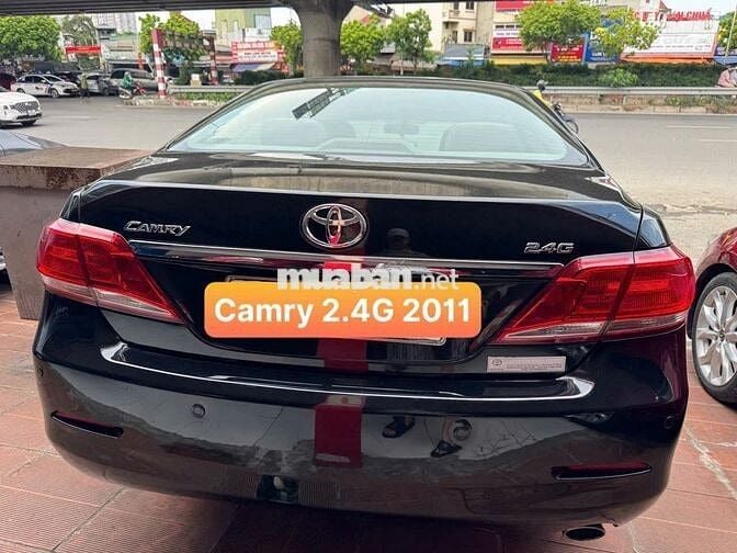 🔥 BÁN TOYOTA CAMRY 2.4G 2011 – MÀU ĐEN - GIÁ TỐT 🔥