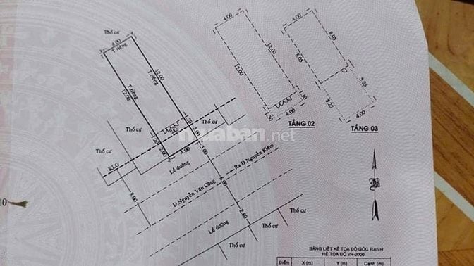 Bán nhà mặt tiền rẻ đẹp 3 lầu (4x16) Nguyễn Văn Công p3 Gò Vấp 
