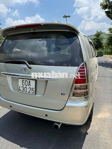 Toyota Innova 2007 G số sàn gia đình zin 100%