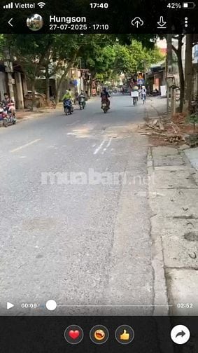 Cần bán nhà mặt đường thị trấn Chấu Sóc Sơn