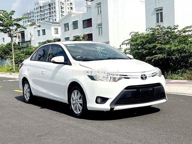 Toyota Vios 2016 1.5E CVT - Trắng đẹp
