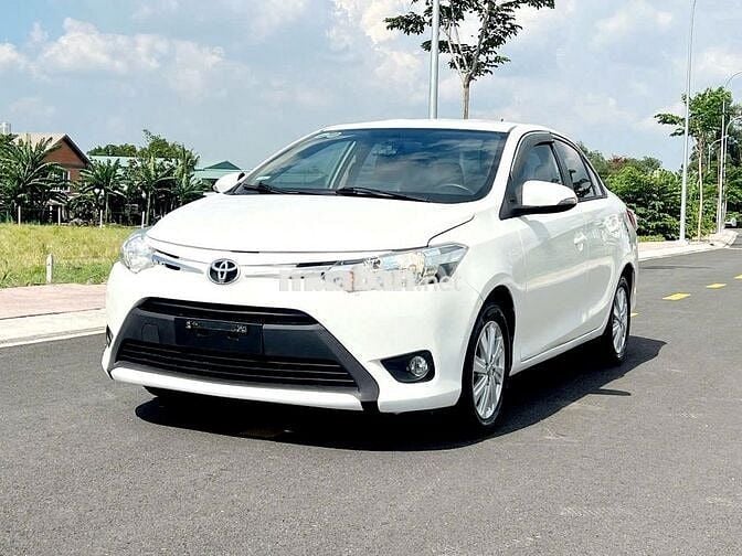 Toyota Vios 2016 1.5E CVT - Trắng đẹp