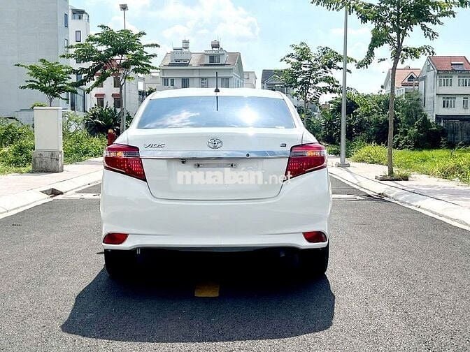 Toyota Vios 2016 1.5E CVT - Trắng đẹp