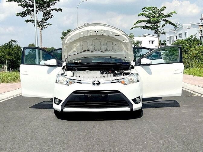 Toyota Vios 2016 1.5E CVT - Trắng đẹp